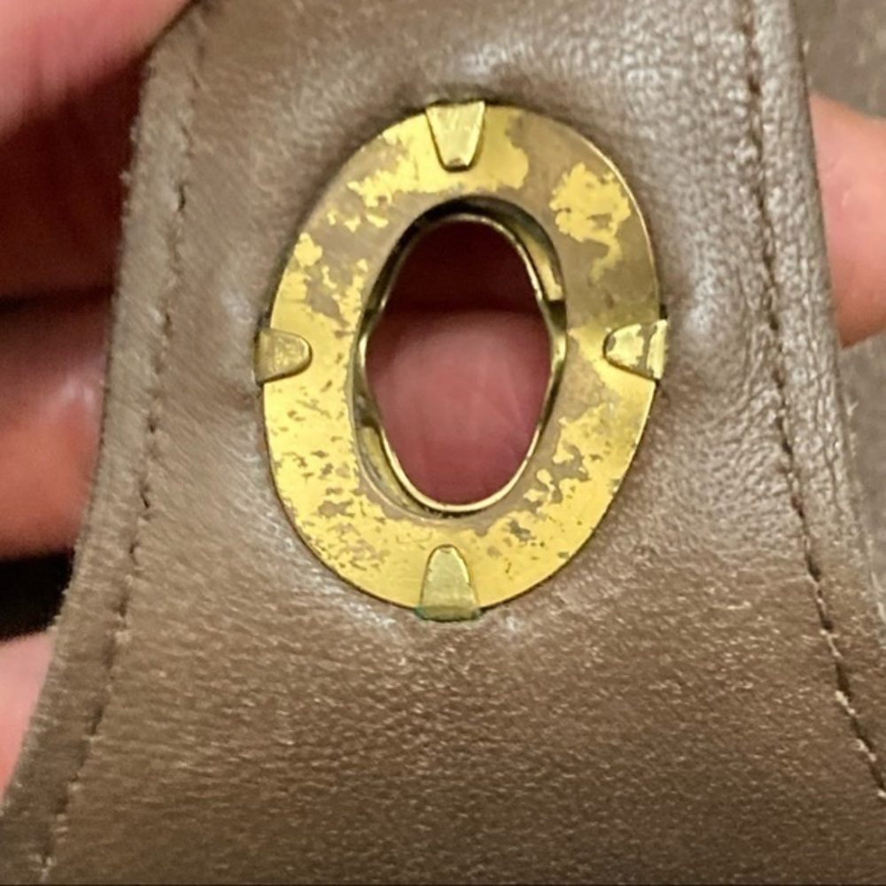 Coach RARE unisex classic backpack 9943 in brown leather putty taupe ? 1995 - Picture 11 of 16